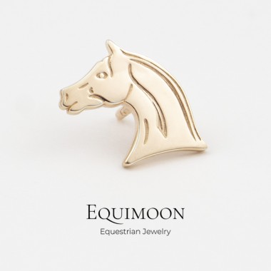 Пин Голова лошади позолота EQUIMOON