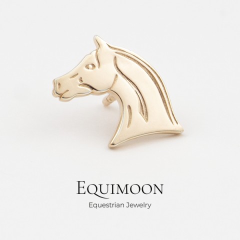 Пин Голова лошади позолота EQUIMOON