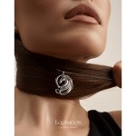 Подвеска Valorr с фианитом серебро EQUIMOON