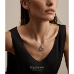 Подвеска Valorr с фианитом серебро EQUIMOON